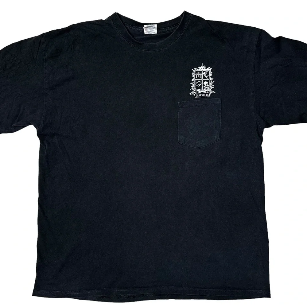 Rancho Las Cruces Baja CA Sur Graphic Pocket T-Shirt Black Unisex XL - Picture 2 of 7